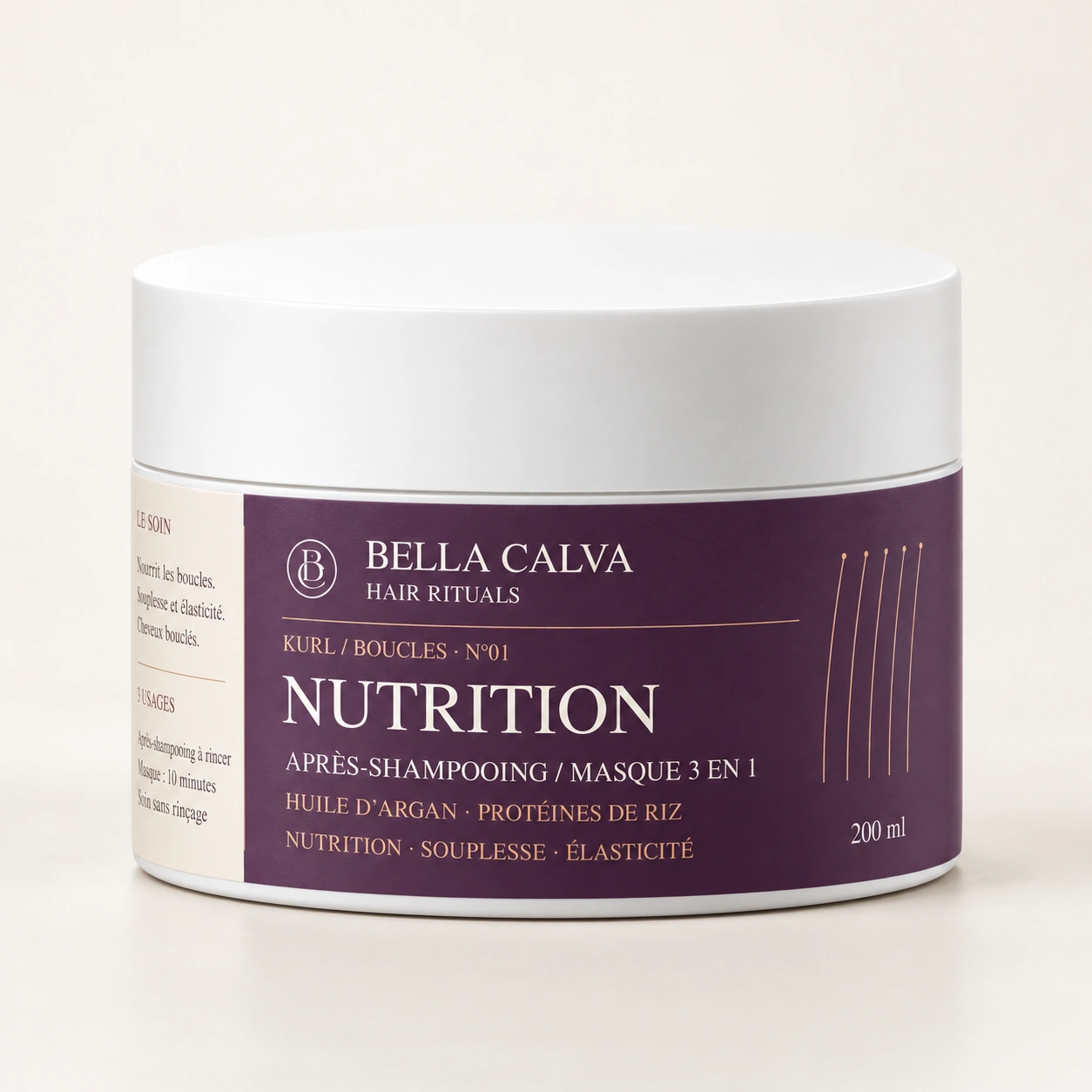 NUTRITION — Le soin, Après-shampooing / masque boucles 3 en 1