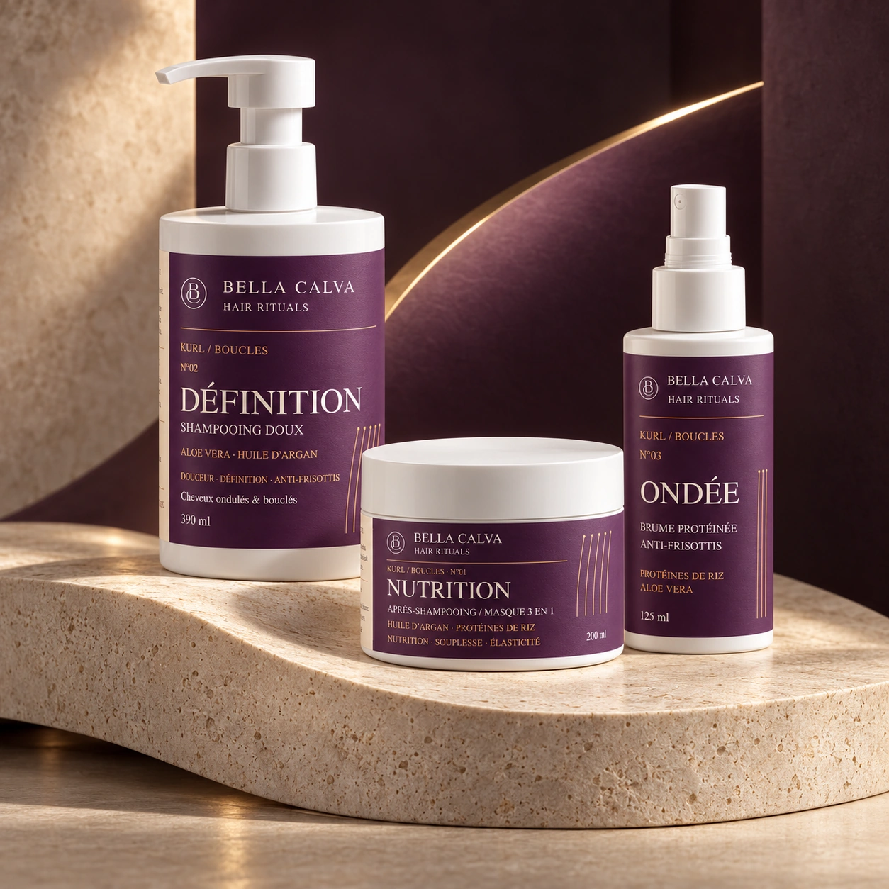 Volute Signature — 3 soins Bella Calva